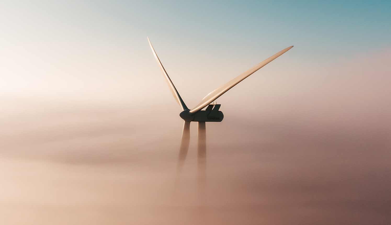 Wind Turbine in Clouds Wind Turbine in Clouds